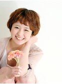 【HAIR　N+】ふんわり可愛いショートボブ