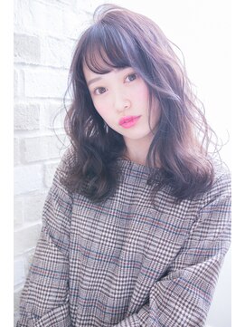 エルサフィロ キタハマ(el zafiro kitahama) 【el zafiro kitahama】バイオレット グレージュ セミディ