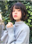 簡単スタイリングのワンカールボブ☆relian表参道☆