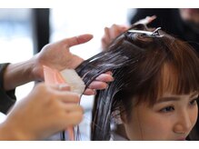 酸性ストレート1液塗布（根本～中間）ph6.7%