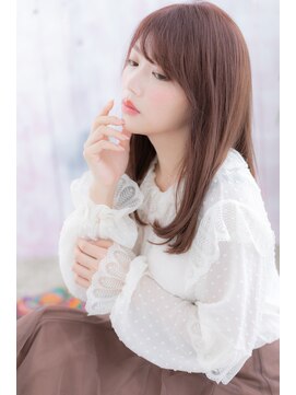 ヘアアンドビューティー ミック(Hair & Beauty miq) 王道スイート♪ピンクカラーのラブフェミニンストレートｂ