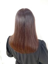 クオリス 上福岡店(QUALIS)&nbsp;ナチュラルブラウン/ナチュラルストレート/縮毛矯正/30代40代