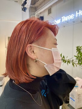 ナンバースリー 溝の口店(Number Three) 刈り上げボブ