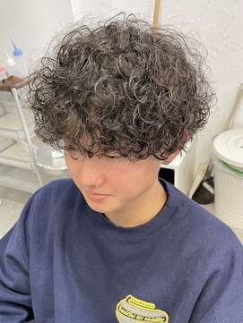 フィフス 原宿(fifth) プードルパーマスパイラルパーマ刈り上げマッシュマンバンウルフ