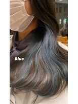 バイオレット 表参道店(Violet) 【韓国ヘアー】韓国っぽカラーはブルーブラックで決まり