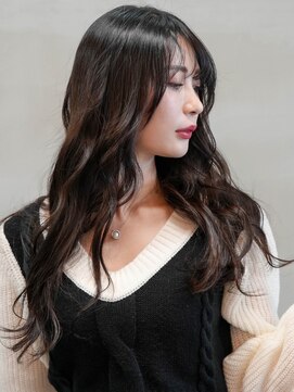 セシルヘアー 北24条店 札幌(Cecil hair) 大人可愛い★艶感ふんわりカール/こなれ/薄めバング