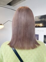 ラヴィズム 長岡店(LUVISM)&nbsp;ミルクティーベージュダブルカラーインナーカラーケアブリーチ