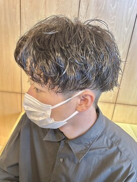 ニアウ 伊勢崎連取店(Niau) メンズマッシュパーマツイストスパイラルパーマ波巻きパーマ