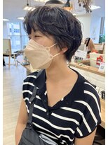 ソソ(soso)&nbsp;【soso 伊勢田】マッシュショート×ゆるパーマ【横浜/ブリーチ】