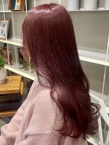 ドレス(Dress)&nbsp;レイヤーカット/ダークチェリー