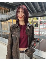 ジーナ 渋谷神南(Zina)&nbsp;wine red ×　layer