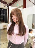 ブラウンベージュロング
