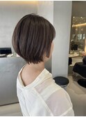 short bob×highlight