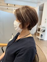 スナオ 大阪天満橋(Sunao)&nbsp;白髪ぼかしハイライト×白髪染め【大阪天満橋】