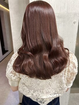 ルノン フィージュ(LUNON fieju) レッドブラウン/ブリーチなし/髪質改善/暖色系/カシス