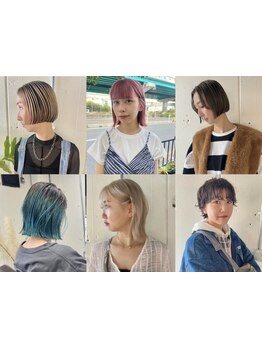 トレンドを取り入れた透け感ハイトーンカラーもお任せ◎ワンランク上の仕上がりに大満足できる◎