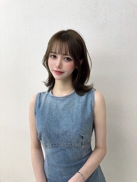 コア 表参道(COA) ボブヘア/レイヤーカット/ウェットヘア/オリーブベージュ/表参道