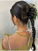 カチモリヘアアレンジ