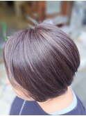 髪質改善/ボブ/ショートボブショートカット/白髪染め/白髪ぼかし
