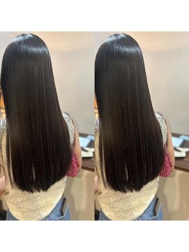 ヘアーナシッブ(hair nasib) 留学前のメンテ髪