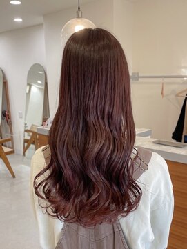 コルユニテ(col. unite) ボルドーレッド/レッドカラー/暖色カラー/暖色系/ブリーチなし