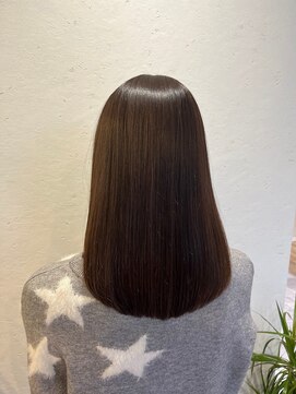 ハクバイジェービー 稲毛(hak by jb) ボブルフ/小顔/ワンレン/ネビージュ/黒髪/白髪ぼかし[稲毛駅]