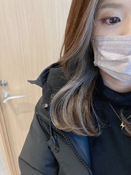 ジーナ 船橋(Zina) 髪質改善＊ロングレイヤーグレーベージュ＊美髪【Zina船橋】