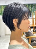 【くびれショートヘア/前髪なし/大人可愛い】