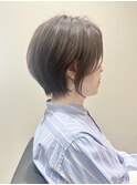 ショートカット/大人キレイ/似合わせ小顔/白髪ぼかし/脱白髪染め