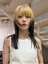 インチェルシー(in chelsea)&nbsp;ホワイトグレージュ/ミニウルフ/デジタルパーマチェリーブラウン