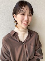 モリオ フロム ロンドン サッポロファクトリー店(morio FROM LONDON)&nbsp;【morio札幌】札幌ショート　大人かわいい黒髪マッシュショート