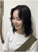 【arte HAIR】ポイントパーマ/前髪パーマ/黒髪