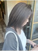 白髪ぼかしハイライト/グレージュ