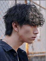 フィフス トウキョウ (fifth TOKYO) 渋谷波巻きパーマメンズカットラウンドマッシュ30代