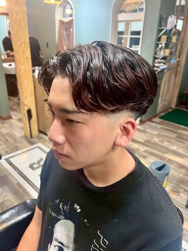 スタンドバーバー 柏(STAND BARBER) サーフカール/スパイキーショート/ブルーブラック/柏<理容室>