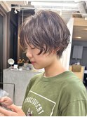 似合わせカット ショートボブ ショートパーマ ハンサムショート
