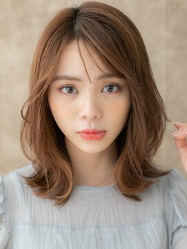 カバーヘア イヴ 戸頭店(COVER HAIR EVE) チョコレートブラウンくびれヘアウルフカット312W戸頭20代30代