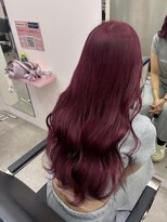 ダズリングディア(Dazzling Deer)&nbsp;チェリーレッド/レッドブラウン/韓国巻きロング/小顔ヘア