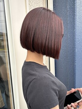 ミリ 久留米(miri..) ボブ/ミニボブ/赤髪/yukina