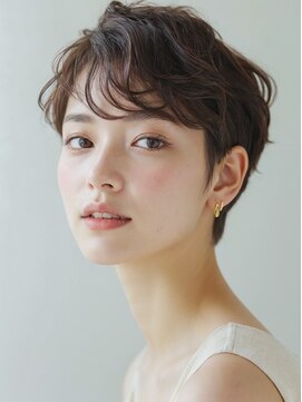 エル 横浜 ウエスト(eL 横浜 west) くびれヘア  美髪  ハイライトカラー　アプリコットオレンジ