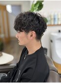 メンズカットパーマ