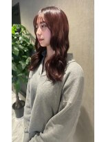 リア(Li'a)&nbsp;ワインレッド＋質感カット