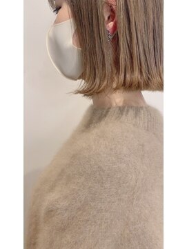 ケアブリーチ×きりっぱなしボブ