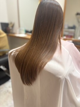 柔らかベージュ×20代髪質改善
