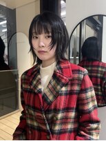 ステン(sten)&nbsp;ボブレイヤー/ハッシュカット/フェイスレイヤー/黒髪ボブ