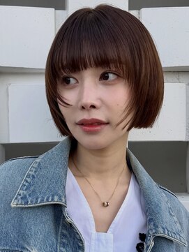 グリーンミドル(GREEN middle) ボブ/ミニボブ/切りっぱなしボブ/顔周りレイヤー/ボブレイヤー