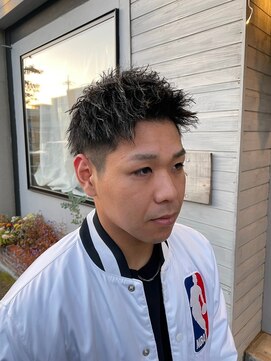 エディ(Edy) スパイキーショートローライトケアブリーチメンズ眉毛カット
