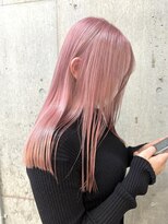 サンクマーケット 渋谷(cinq MARKET)&nbsp;渋谷ダブルカラーコーラルピンクアッシュピンクベージュカラー◆