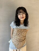 シーナ(sina) 暗髪パーマ