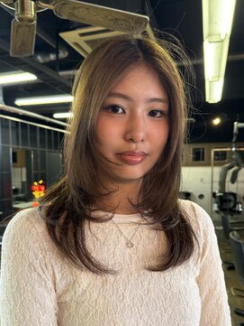 ジャンクヘアー(JUNKHAIR) face layer × olive